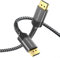 BlueRigger 8K DisplayPort (DP to DP) Cable - 3M - (up to 32.4 Gbit/s, UHD with 8 K / 60 Hz or 4 K / 120 Hz, Supports HBR3, DSC 1.2, HDR 10, Lockable Connector, Black)