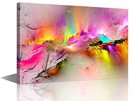 Pink Tone Abstract Painting Canvas Wall Art Abstract Paintings Canvas Pictures Artwork Ready To Hang Kitchen for Living Room Bathroom Office Home Decorations 36x24inch