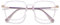 VEVESMUNDO Blaulichtfilter Lesebrille Metall Groß Stylisch Rechteckig Anti Blaulicht Lesehilfen Sehhilfe Brille für Damen Herren (1 Stück Transparent Lila Brille, 1.5)