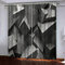 POKENE Vintage Vorhang Blickdicht Gardinen mit Ösen Stile Industriale 3D Druck Blickdichte Vorhänge Vorhang Verdunkelung Wärmeisolierend Wohnzimmer Schlafzimmer 2 Stück 60x150 cm (BxH)