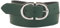 fashionchimp Basic Damengürtel aus 100% echtem Leder, Ledergürtel mit eleganter Doppelschließe, Breite ca. 3,3cm, Made In Germany (Petrol-Montana, 125/BW110)