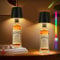 SUNLIGTGO Aufladbar LED Tischleuchte Dimmbare Flaschenlampe mit 5500 mAh Akku, IP54 Kabellose Touch Tischlampe für Innen Außen, Tragbare Tischlampe für Restaurant