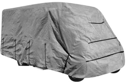 HST Sicherheitstechnik Wohnmobil Schutzhülle 6 Größen von 5,00 bis 8,90 Länge, 2,35 Breite, bis 2,75 Höhe schützt gegen Wind, Regen, Schmutz & Nässe (790 x 235 x 275 cm)