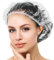 Mis.Moon 135PCS -52cmDisposable Shower Caps, Waterproof Elastic Shower Caps, Plastic Bath Caps for Home Use, Hotel, Spa, and Hair Salon (Transparent)