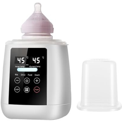 kyaoayo Flaschenwärmer baby, 6-in-1 Sterilisator, Elektrischer Flaschenwärmer mit Touchpanel und Temperaturregelung, Dampfsterilisation, Babyflaschenwärmer für Muttermilch oder Milchnahrung