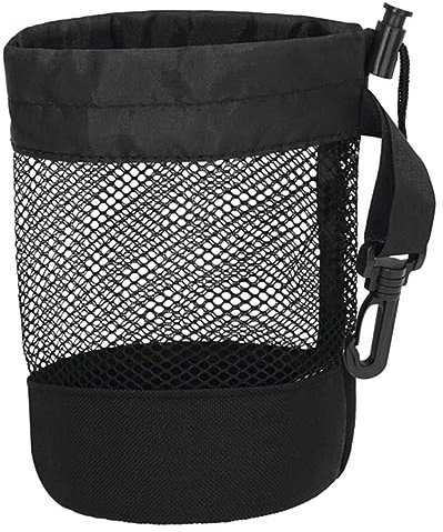 Supvox Golfball Netzbeutel Mit Kordelzug Verschleißfestes Nylon Federclip Tragetasche Für Golf Tischtennisbälle Praktische Sports Netztasche Zur Einfachen Ballaufbewahrung Und Schnellem z