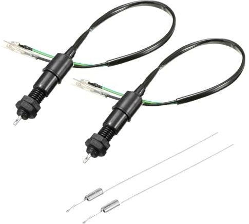 CGEAMDY 2 Stück Motorrad-Bremslichtschalter Hinten Mit Feder, Universal Bremslichtschalter Hinten Mit Feder Für Quad Bikes Scooters, Motorrad-Bremslichtschalter Hinten