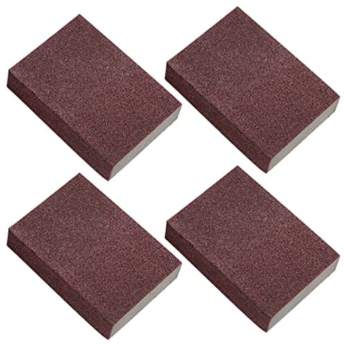 Emery Sponge Kitchen Pot Cleaning Rust Remover Carborundum Cleaning Eraser Brush 4PCS sieve