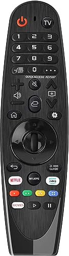 MR20GA Magic Remote for LG Magic TV, Magic Remote for LG 2021 4K 8K UHD OLED QNED NanoCell Smart TV, with Pointer and Voice