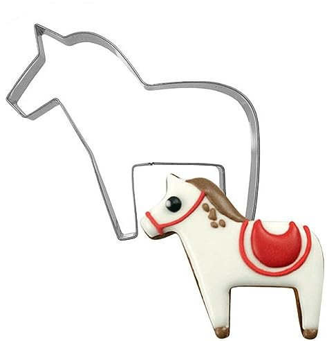 Edelstahl Pferd Modellierung Ausstecher Form Kuchen Dekorieren Keks Gebäck Backform
