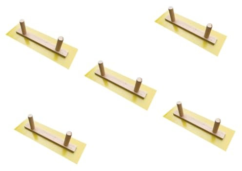 HOMSFOU 5stücke Trockenbau Spachtel Robust Und Langlebig Für Effizientes Verputzen Und Glätten Von Wänden Ergonomischer Griff Für Einfachen Einsatz Werkzeug Für Profis Und Heimwerker