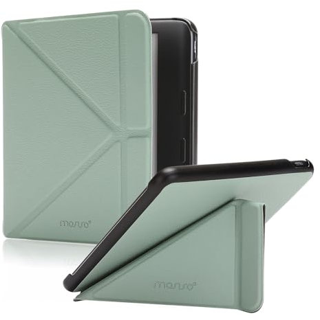 MOSISO Compatible avec Kobo Libra Colour Case 7 2024 Release,Étui Fin en PU avec Support bidirectionnel intégré,Compatible avec la liseuse Kobo 7 Libra Colour,Vert Antique