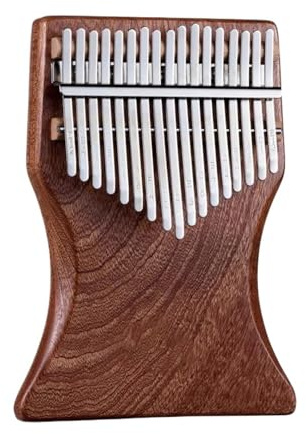 Kalimba-Daumenklavier Daumenklavier Typ Platte Kalimba Anfänger 17 Tasten Note Ton Tragbares Musikinstrument Palisander Ahorn Xylophon(C)