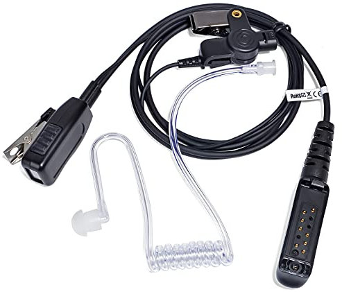 UAYESOK Security Funkgerät Headset Ohrhörer In Ear Schallschlauch Kopfhörer für Sepura STP8000 STP9000 STP8238 SC20 SC21 Tetra PTT Mikrofon Walkie Talkie Zubehör (Sepura)