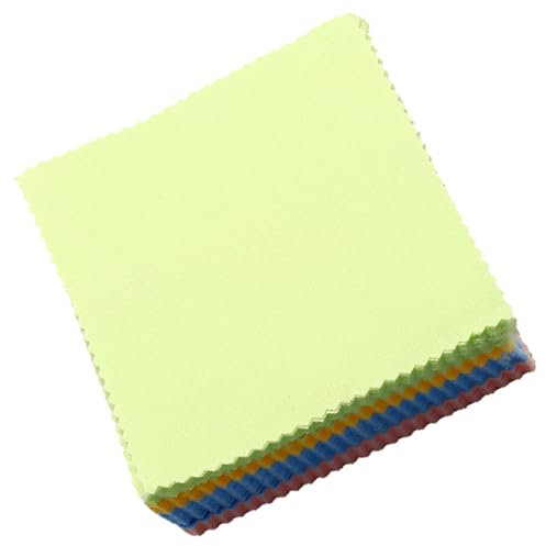 SECFOU 100stücke Mikrofaser Reinigungstücher Für Brillen Und Empfindliche Displays Weiche Fusselfreie Linsenreinigungstücher Für Kameras Smartphones Tablets Und Computer