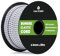 Kamu Synber Corda Elastica 4mm x 20m Cordino Elastico Corda Gomma per Teloni, Camion, Barca, Bagagli, Piscina | Bianco/Nero