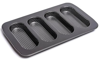 Plaques De Cuisson Pour Le Four Moule à Baguette for Hot-Dog en acier au carbone, Mini gâteau for Toast français, outils de cuisson ménagers, antiadhésif, plateau de cuisson for Sandwich facile à tomb