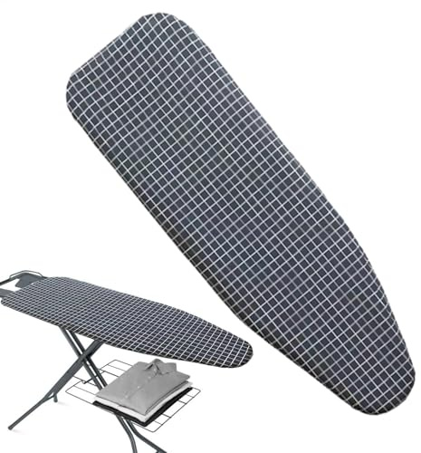 Padded Ironing Board Cover, Cotton Large Ironing Board Padded Cover For Standard Size Ironing Table, Universall Iron Board Cover 110x34cm