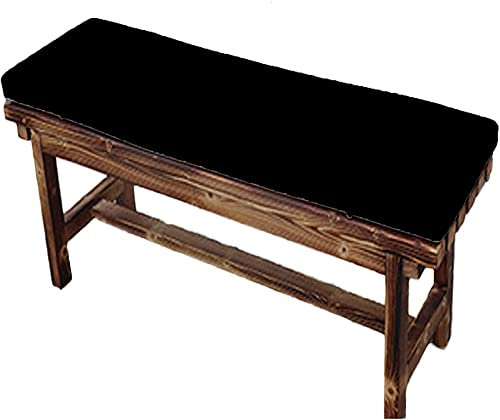 Wasserdichtes Sitzkissen 5cm Dicke 2/3-Sitzer Holz Bankauflage Sofakissen für Innen/Außenbereich Lange Terrasse Gartenmatte 110 x 40 x 5 cm