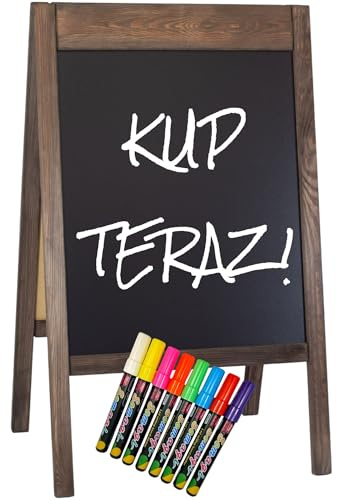 POCKER Doppelseitig großer Werbeständer 100x60 Tafel + GRATIS PISCHER