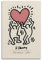 jocrynsi Keith Haring Prints abstrakte minimalistische Poster, ästhetischer Leinwand-Kunstdruck, Heimdekoration für Schlafzimmer, Wohnzimmer, 40 x 60 cm, ungerahmter Stil