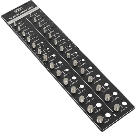 Sealey Metric/Imperial Nut & Bolt Thread Checker - AK28