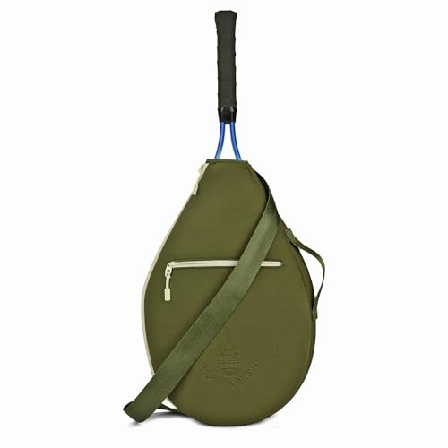 Tourbon Neopren-Tennistasche, leicht, für Badminton, Squashschläger, für Männer und Frauen