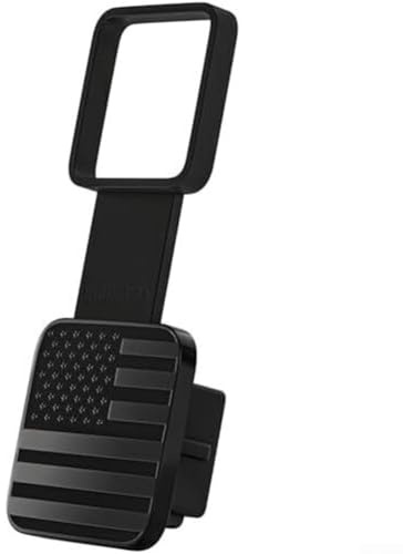 KHIronHive Abdeckung für Anhängerkupplung für 5,1 cm (2 Zoll) Empfänger, für Toyota für Tacoma / Ford F150 / Jeep für Gladiator / RAM 1500 / 4RUNNER, Gummi-Schutzkappe für amerikanische Flagge