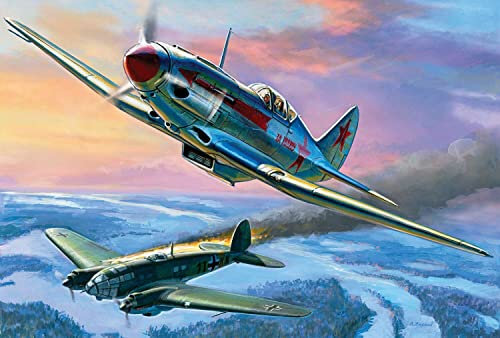 Zvezda 500787204-1 500787204-Kit di Montaggio Mig-3 Soviet Fighter WA in plastica, in Scala 1:72, per Principianti, Dettagliato, Colore Non Laccato, Taglia Unica, Z7204