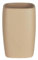 Spirella Zahnputzbecher Zahnbürstenhalter Retro 7x11 cm Beige matt
