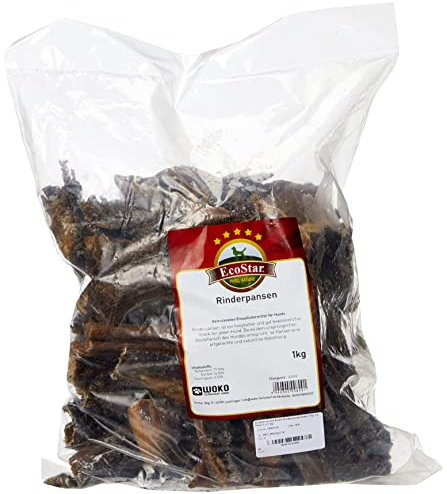 EcoStar Hundesnack, natürliches Kuttelfleisch, 1 Stück (1 x 1 kg)