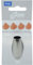 JEM Medium Plain Round Savoy Piping Nozzle no. 2R, Silver