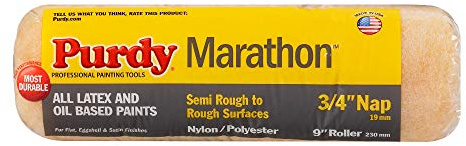 Purdy 210923 144602094 9 Marathon 3/4 Nap Roller Cover, White