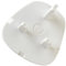 Merriway BH02675 (3 Pcs) Safety Blanking Plug for 13 Amp Socket White Plastic - Pack of 3 Pieces