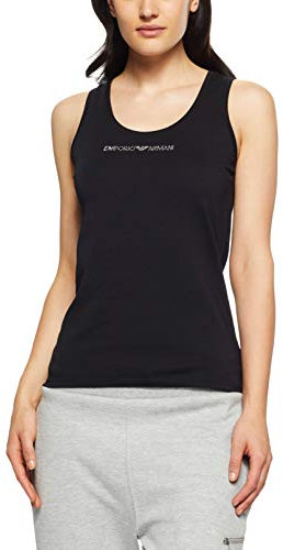 Emporio Armani Damen Tank Top 163319cc317, Schwarz (Nero 00020), S