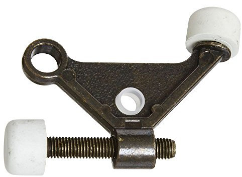 National Hardware N159-046 V234 Hinge Pin Door Stop in Antique Brass