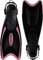 Cressi Palau Fins - Verstellbare Flossen zum Tauchen, Freitauchen und Schnorcheln, Verfügbar für Erwachsene und Kinder, Schwarz/Rosa, 35/38