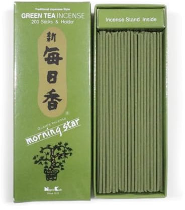 Nippon Kodo Morning Star Green Tea 200 Bars - Japanese Frankincense
