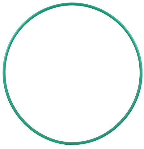 HOOPOMANIA Hula Hoop Rohling 16mm [80cm - grün] Hula Hoop Ring aus HDPE und einfarbig