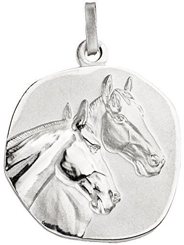 Jobo Damen-Anhänger Pferdeköpfe aus 925 Sterling Silber
