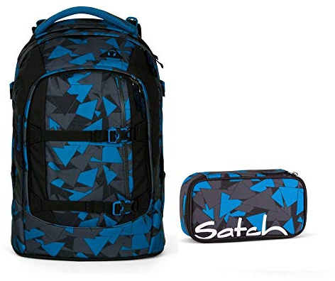 Satch Pack Schlamperbox Blue Triangle