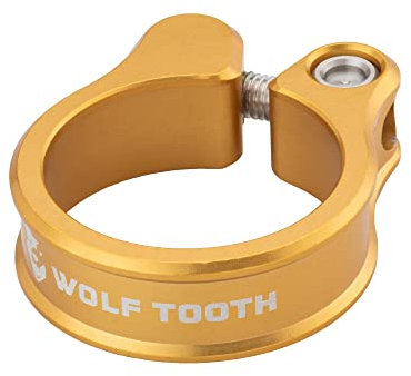 Wolf Tooth Präzisionsgefertigte Sattelstützenklemme (Gold, 29,8/30 mm)