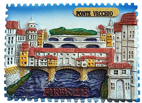3D Ponte Vecchio Florence Italy fridge magnet,Home & kitchen decoration magnetic sticker, Firenze Florence refrigerator magnet travel souvenir gift