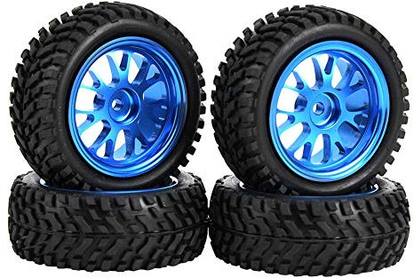 1/18 Blue Metal Y-förmigen Felgen Rally Reifen, Upgrade Teil für WL 1/18 A959 A979 A969 RC Crawler Car Model