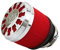 filtre a air malossi e13 droit d42-50-60 mousse rouge chrome pour phbg-mikuni-keihin