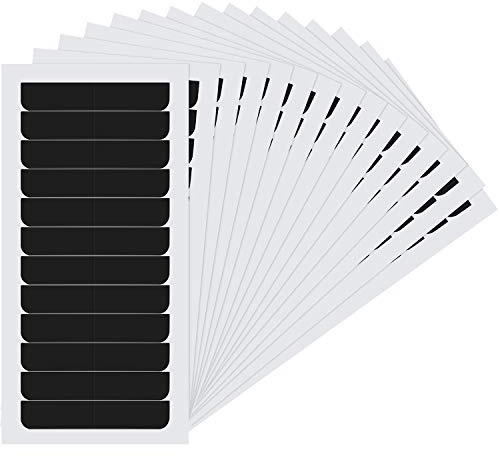 360 Pieces Hair Extension Tape Tabs Double Sided Replacement Tape Adhesive Hair Extension Tapes for Hair Extensions Wigs Supplies (Black)