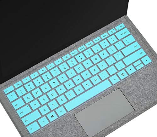 Keyboard Cover for Surface Laptop 4 3 13.5 Inch and 15 Inch, Microsoft Surface Laptop 3 Keyboard Skin Protector Accessories, Mint