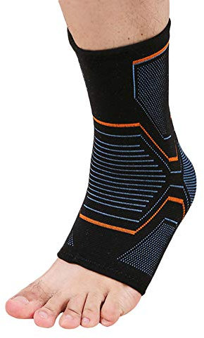 2 Stk Knöchel- und Fußstützen, Plantarfasziitis-Socken für Krampfadern, Kompressionssocken für Sport, Fußball, Fitness, wirksame Linderung von Gelenk- und Fußschmerzen, Linderung der Fersensporn