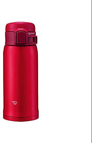 QHLOM 304 Edelstahl-Vakuumwasserflasche Große Kapazität Vakuumbecher Wärmeerhalt Wasserkanne kann warm gehalten Werden (Color : Red, Größe : 480ml)