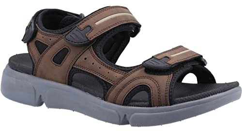 Hush Puppies Mens Castro Sport Sandal, Brown, 11 UK